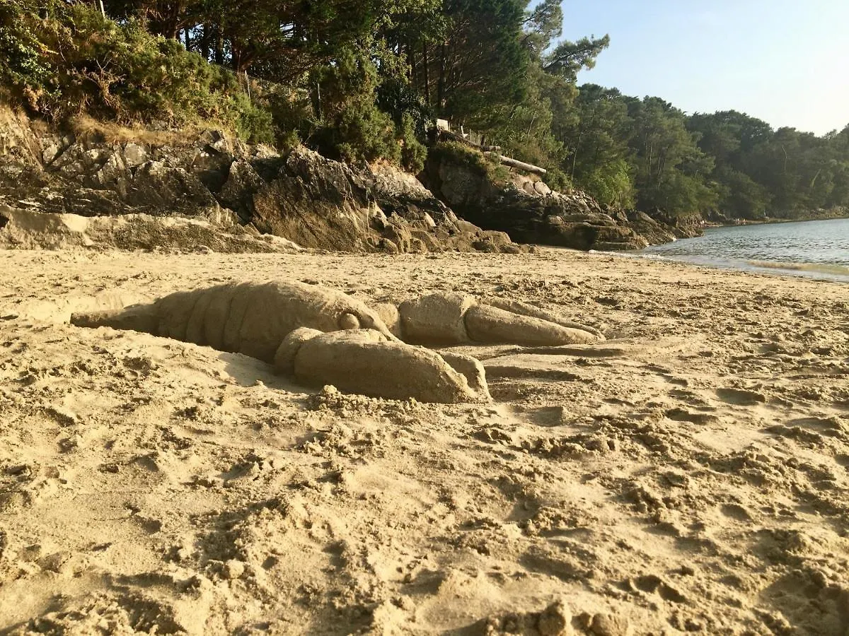 Cottage Des Rias 2 Chambres D'Hotes Ou 1 Suite A 172 M De La Mer Sans Tv Kerfany-les-Pins Bed & Breakfast